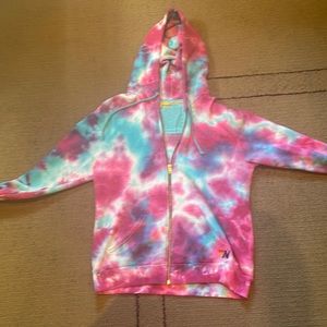Aviator Nation Tie Dye Hoodie Size L